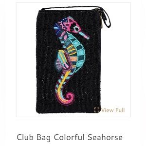 Bamboo Trading Company Club bag colorful Seahorse.